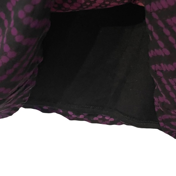 Luxology Dress Size 10 Multi Color Chevron‎ Striped Womens Lined Polyester - Picture 7 of 8